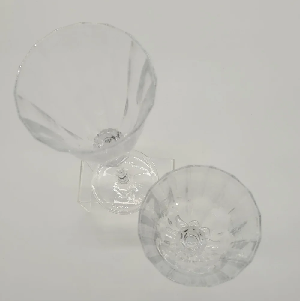 Vintage Crystal D'arques Damantis Wine Glasses Set of Two (2)​​​